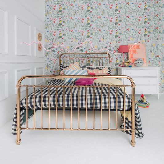 Incy Interiors Eden Double Bed - Rose Gold
