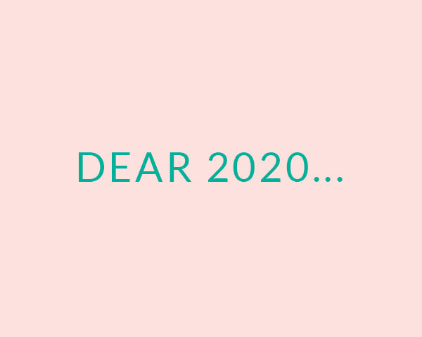 A letter to 2020.