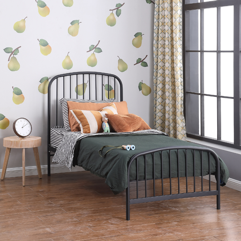 Lullaby Single Bed - Matte Black