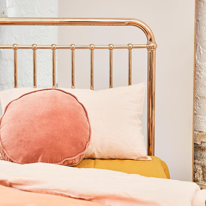 Incy Interiors Eden King Single Bed - Rose Gold