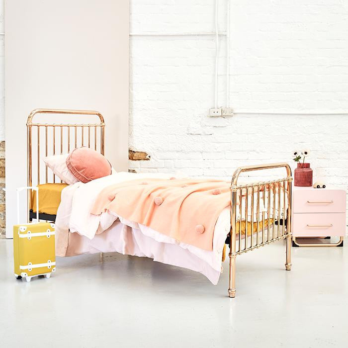 Incy Interiors Eden Single Bed - Rose Gold