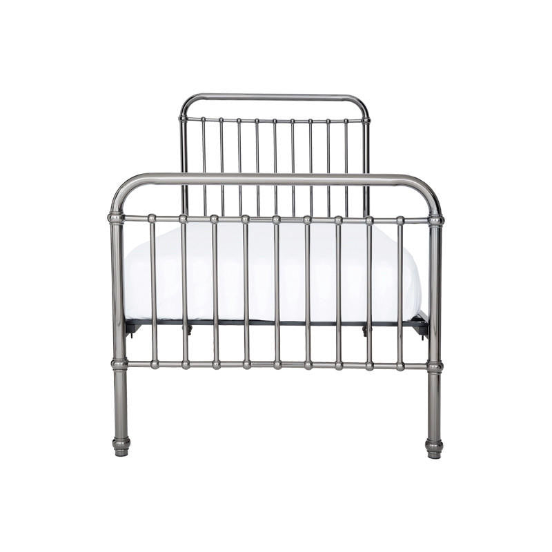 Incy Interiors Louis Single Bed - Nickel