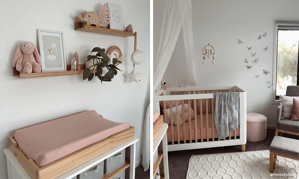 Mismatched 2024 nursery furniture