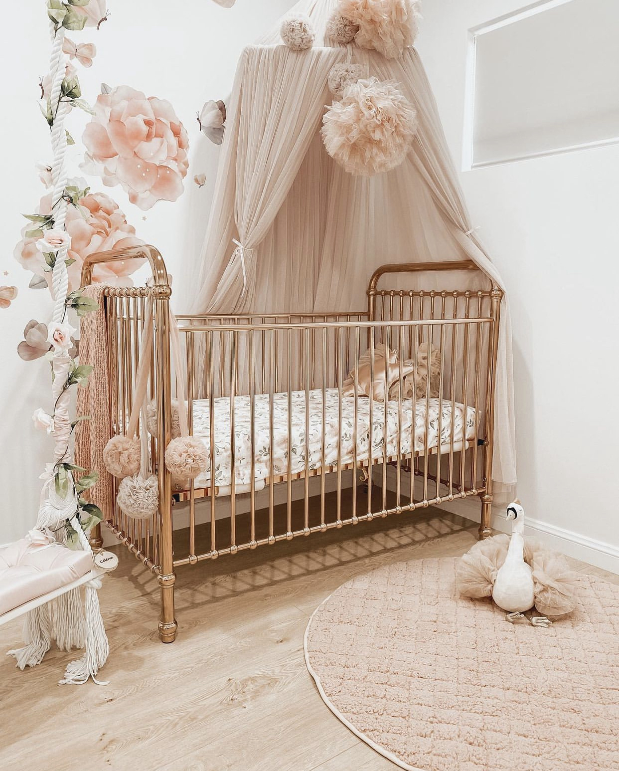 Incy rose best sale gold cot